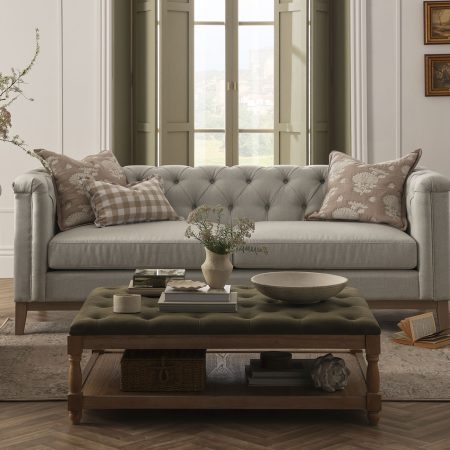 pannelled french style living room set photography